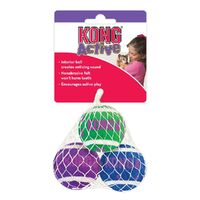 KONG Cat Active Tennis Balls with Bells - 3 Pack