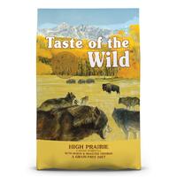 Taste of the Wild Grain Free High Prairie Adult Dog Food - 5.6kg