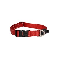 Rogz Utility Classic Dog Collar - Large (20mm x 34-56cm) - Red