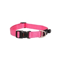 Rogz Utility Classic Dog Collar - Large (20mm x 34-56cm) - Pink