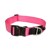 Rogz Utility Classic Dog Collar - XX-Large (40mm x 50-80cm) - Pink