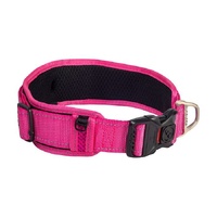 Rogz Utility Classic Padded Dog Collar - XX-Large (40mm x 48-70cm) - Pink