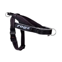 Rogz Utility LetzGo Personalised Dog Harness - Medium/Large - Black