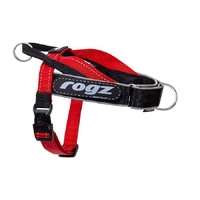 Rogz Utility LetzGo Personalised Dog Harness - Small - Red