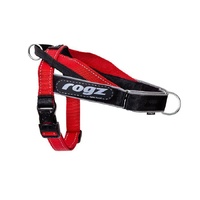 Rogz Utility LetzGo Personalised Dog Harness - Medium - Red