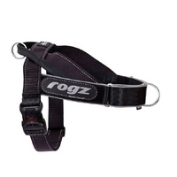 Rogz Utility LetzGo Personalised Dog Harness - Large - Black