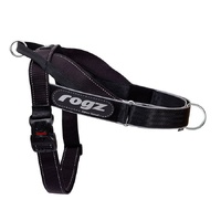 Rogz Utility LetzGo Personalised Dog Harness - X-Large - Black