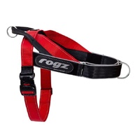 Rogz Utility LetzGo Personalised Dog Harness - X-Large - Red