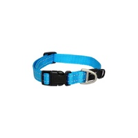 Rogz Utility Classic Dog Collar - Medium (16mm x 26-40cm) - Turquoise