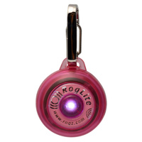 Rogz RogLite Dog Walking Lite - Pink (3.1cm)