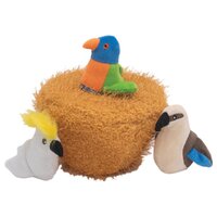 ZippyPaws Zippy Burrow Dog Toy - Australian Birds Nest (13.5x19x19cm)