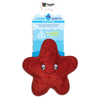 Spunky Pup Clean Earth Dog Toy - Starfish - Large