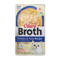 INABA Churu Broth with Chicken with Tuna Recipe for Cats - 50g