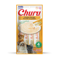 INABA Churu Cat Puree - Chicken - 56g (4 Pack)