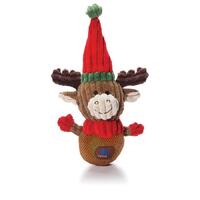 Christmas Snowballs Light Up Dog Toy - Reindeer (32cm)