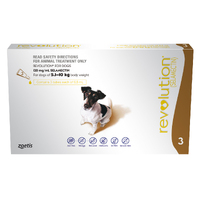 Revolution for Dogs 5.1-10 kgs - 3 Pack - Brown