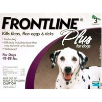 Frontline Plus for Large Dogs 20-40 kgs - 3 Pack - Purple