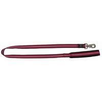 ZeeZ Memory Foam Padded Dog Lead - 25mm x 121cm - Red