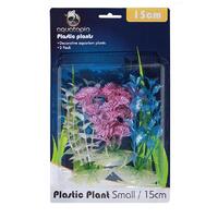 Pearl Plastic Aquarium Plants - 3 Pack - 15cm