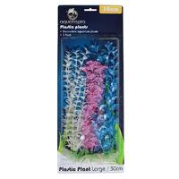 Pearl Plastic Aquarium Plants - 3 Pack - 30cm