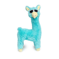 FuzzYard Soft Plush Dog Toy - Kendrick Llama - Teal - Large (28cm)