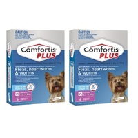 Comfortis PLUS for Dogs 2.3-4.5 kgs - 12 Pack - Pink