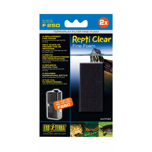 Exo Terra Repti Clear Fine Foam - F 250 (2 Pack)