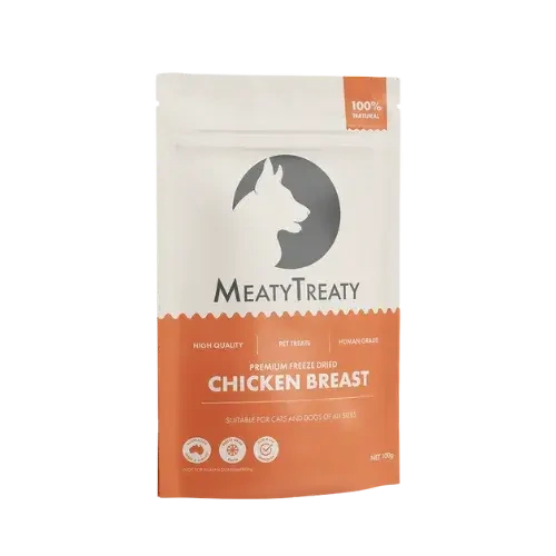 Meaty Treaty Freeze Dried Chicken Breast - 100g