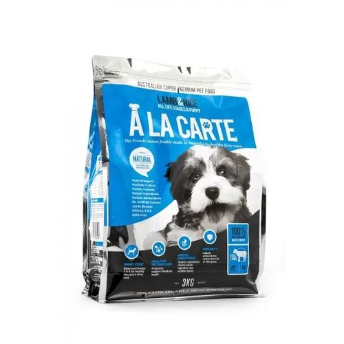 A La Carte Lamb & Rice All Stages Dog Food - 3kg