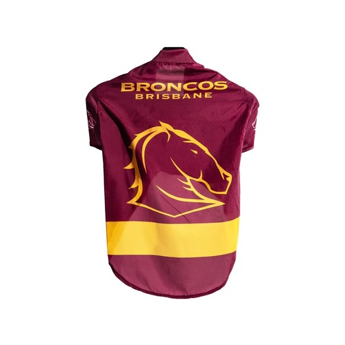 Brisbane Broncos NRL Dog Jersey - Extra Small (30-33cm)