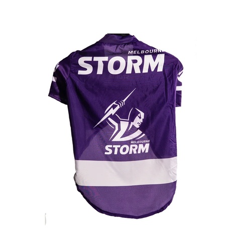 Melbourne Storm NRL Dog Jersey - Extra Small (30-33cm)