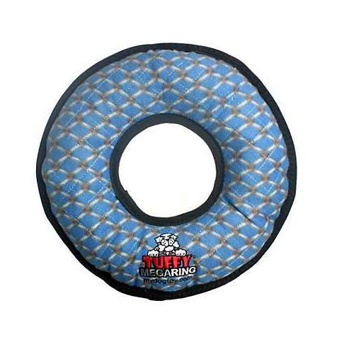 Tuffy Mega Ring Soft Tough Dog Toy - Chain Link