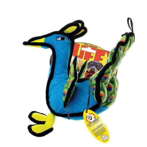 Tuffy Zoo Animal - Peacock - 28x35.5x30.5cm (Tuff Scale 8)