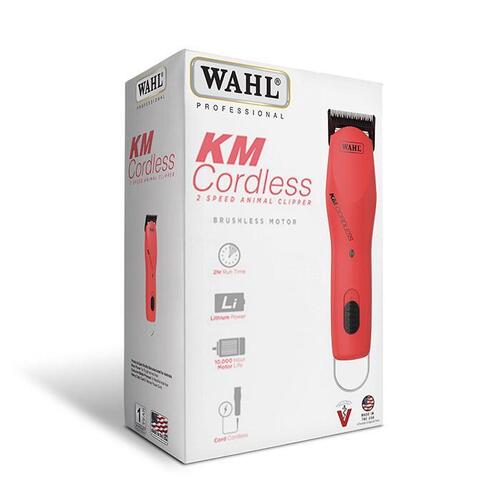 WAHL KM Cordless 2 Speed Pet Clipper - Pink