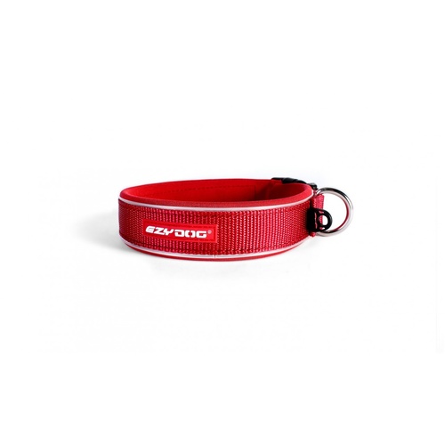 Ezydog Neo Classic Dog Collar - Small (34-38cm) - Red