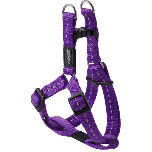 Rogz Utility Step-In Dog Harness - Medium - Purple