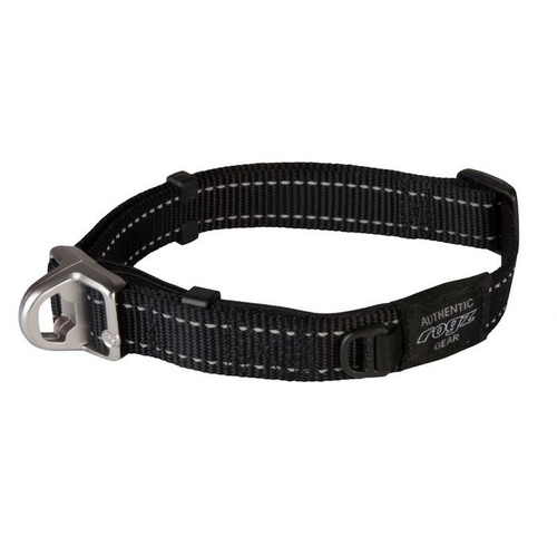 Rogz Utility Safety Dog Collar - Large - Black