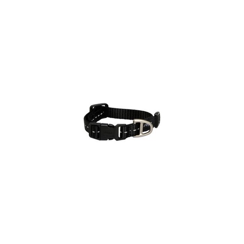 Rogz Utility Classic Dog Collar - X-Small (11mm x 16-22cm) - Black