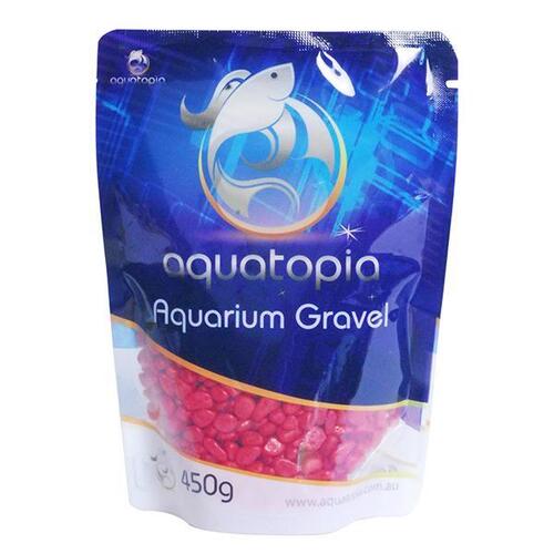 Aquatopia Coloured Gravel - 450g - Red