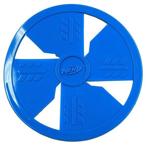 NERF Dog Rubber Flyer - Large (25.4cm) - Blue