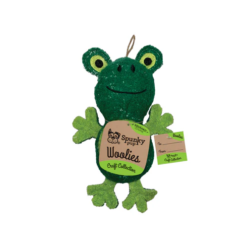 Spunky Pup Woolies - Frog - Mini