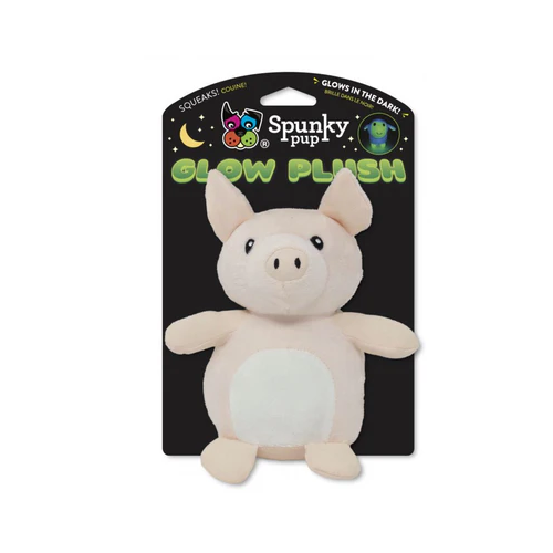 Spunky Pup Glow Plush - Pig - Large