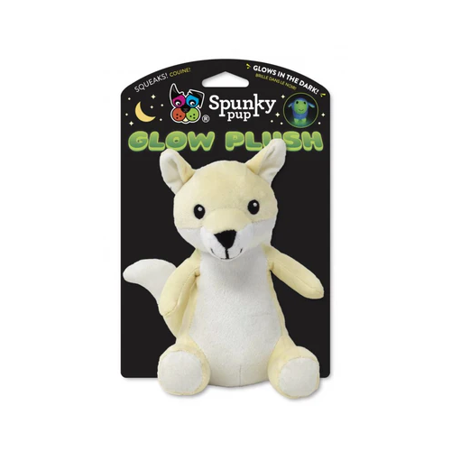 Spunky Pup Glow Plush - Fox - Small