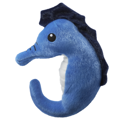 Spunky Pup Sea Plush Dog Toy - Seahorse - Small