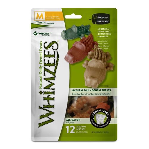 Whimzees Alligator - Medium - 12 Pack