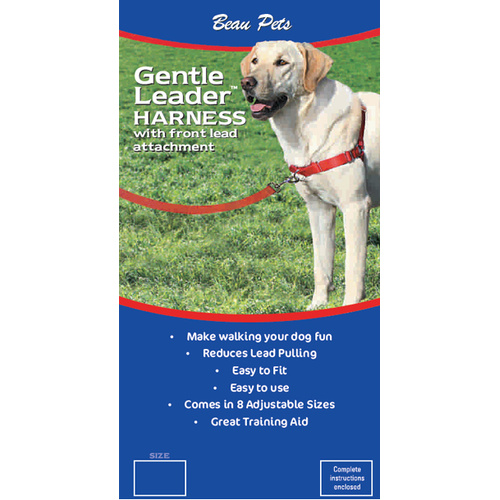 Gentle Leader Dog Body Harness - Medium/Large - Red