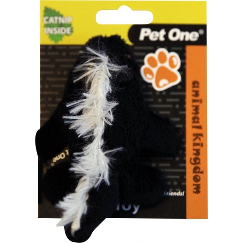 Pet One Plush Cat Toy - Skunk