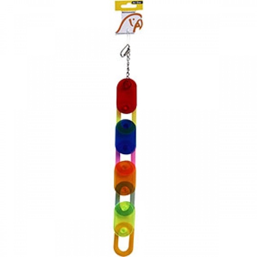 Avi One Parrot Toy Acrylic 4 Segment Big Links