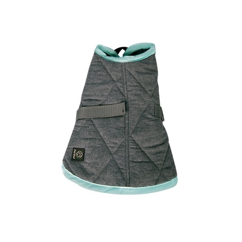 Pet One NightSleeper Dog Coat - 60cm - Grey/Turquoise