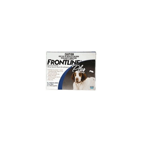 Frontline Plus for Medium Dogs 10-20 kgs - 3 Pack - Blue